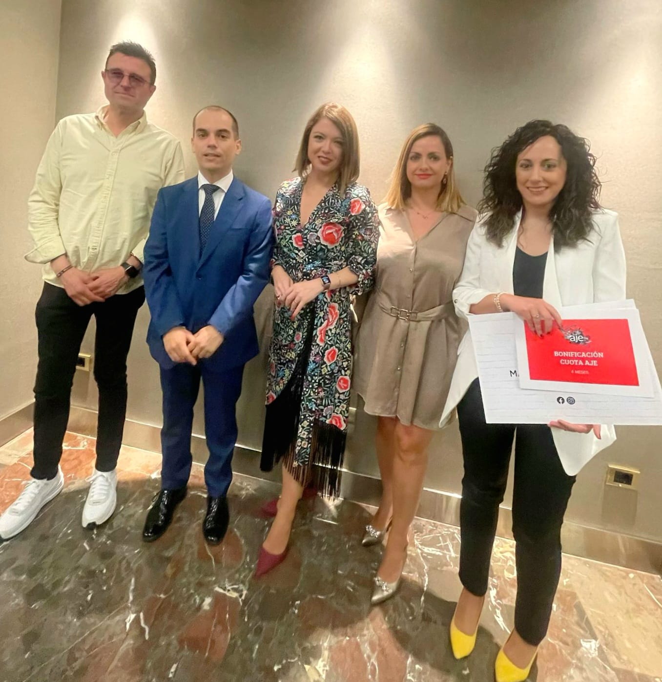 Apoyo de ASEM a AJE Jaén en la Gala de Entrega de Premios 